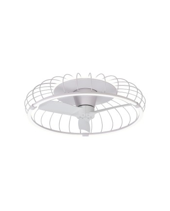 NATURE * VENTILADOR PLAFÓN LED BLANCO CON MANDO